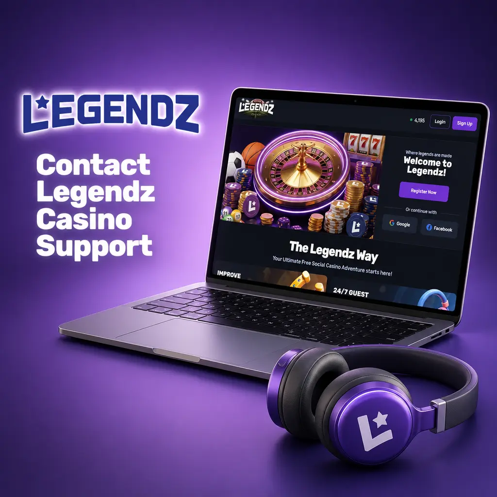 Legendz Casino support contact options: 24/7 live chat, email support, and help center for deposit issues.