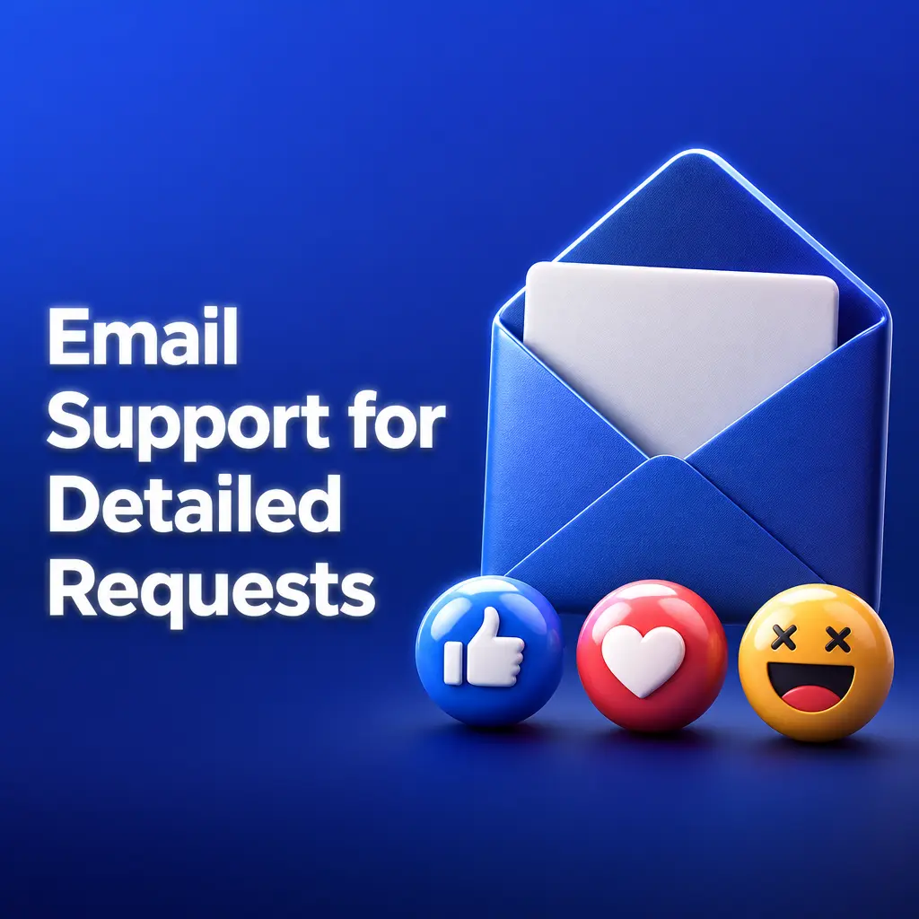 Email support channel for Legendz Casino customer service, ideal for verification documents, payment disputes, and detailed written requests.