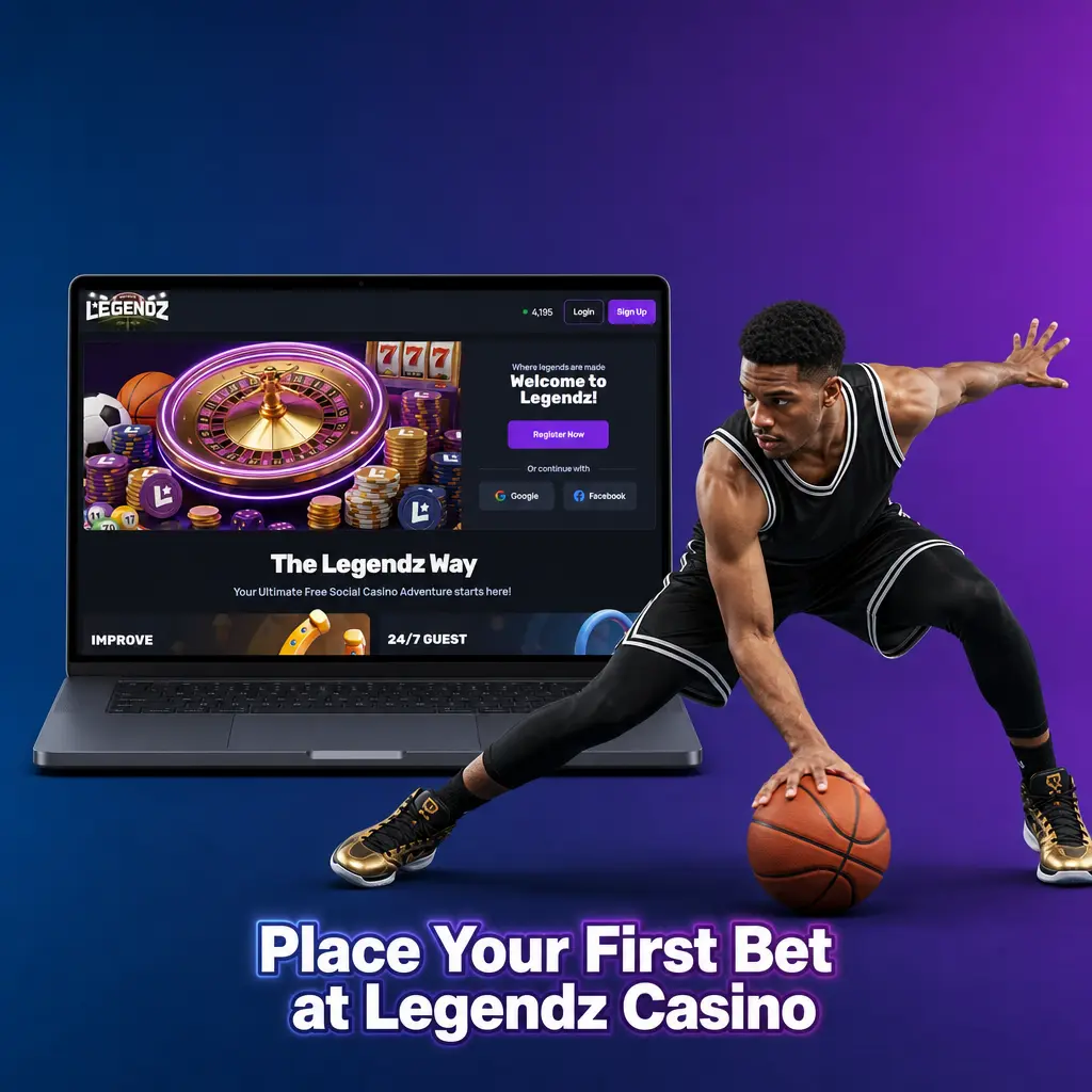 Step-by-step guide to placing your first sportsbook bet at Legendz Casino using Sweeps Coins