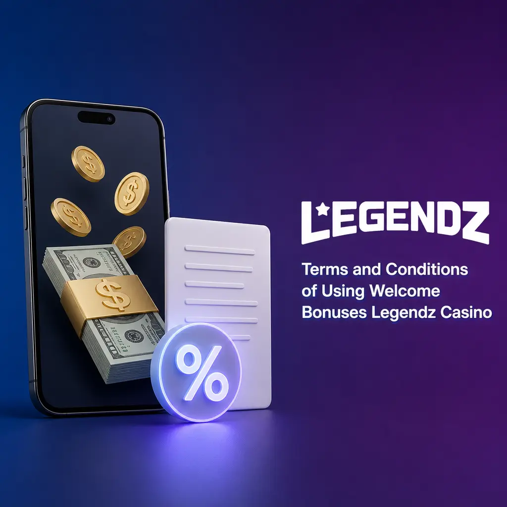 Terms and conditions for claiming Legendz Casino welcome bonuses, including GC, SC, wagering rules, and eligibility requirements.